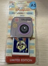 Prendedor Disney HKDL 2022 Comercio Carnaval Polaroid Zootopia Judy LE Prendedor Disney