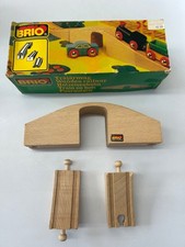 BRIO VIADUCT BRIDGE  3351 31405/4 1980s / VINTAGE BRIO WOODEN ORIGINAL BOX