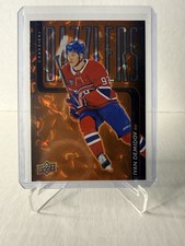 2025-26 Upper Deck Series 1 Ivan Demidov Dazzlers Orange DZ-18 RC Canadiens