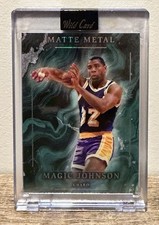 Wild card Matte Metal Magic Johnson Basketball 2026 Trading Card 1/1