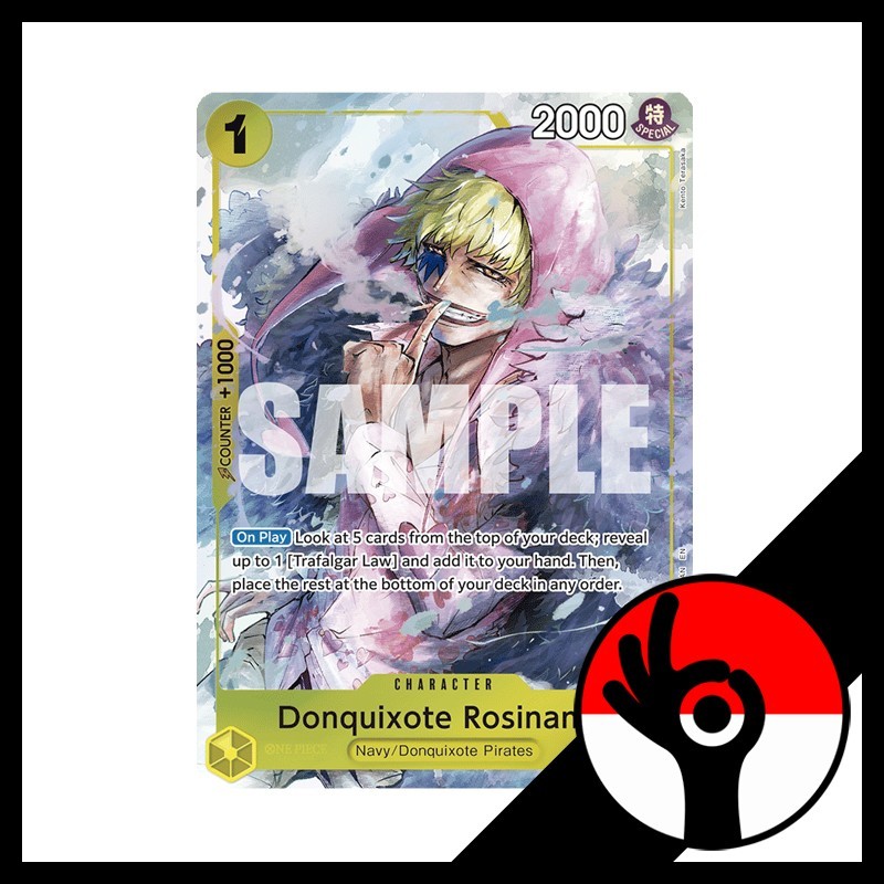 One Piece Legacy of the Master - OP12-108 - Donquixote Rosinante - Alt Art