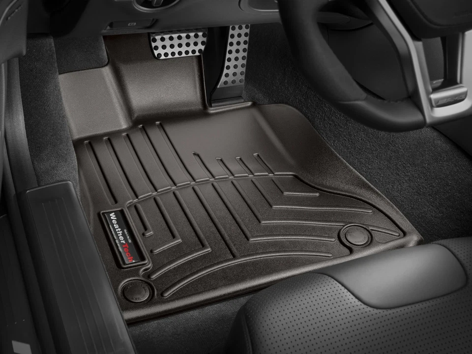 WeatherTech FloorLiner for 2016-2019 Mercedes AMG SL 63 - 1st Row, Cocoa - Image 2 of 4