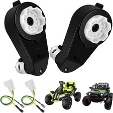 2Pcs 24V Motor 40000RPM Gearbox for Powered Wheels Replacement Parts High... 