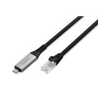 Kabel Adapter Digitus USB-C – RJ45 Kat. 6A S/Ftp, 1 Gbit/S, USB 3.2 Gen1, Lszh,
