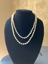 32  Pearl Necklace Real Genuine Pearls