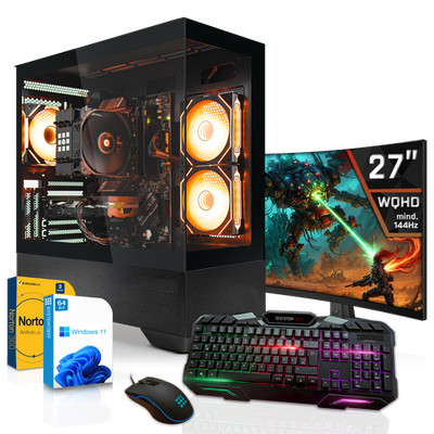 Gamer PC Set Ultra 5 Prozessor 250KF Plus Radeon RX 9070 16GB 32GB 1TB NVMe Game