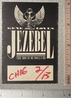 Gene Loves Jezebel Backstage Pass. House Of Dolls Tour 1888. Chicago Show. Mint — photo 3