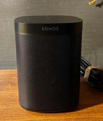 Sonos One Gen 2 Voice Controlled Smart Speaker Black