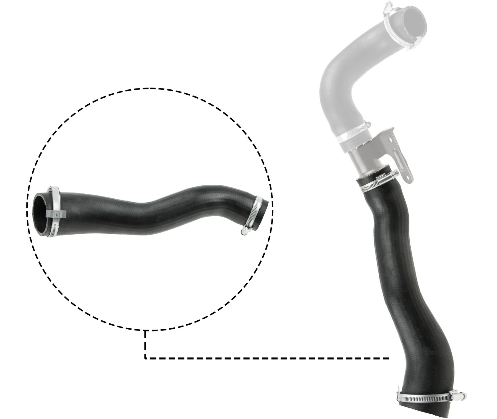 Fits GATES 09-0656 INTERCOOLER HOSE   ⭐UK Stock⭐