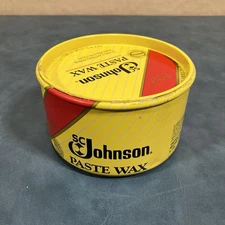 SC Johnson Paste Wax 16 oz Original Formula,  50% Full, Discontinued
