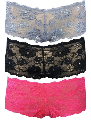GEORGE ASDA LACE SHORT FRENCH KNICKERS 