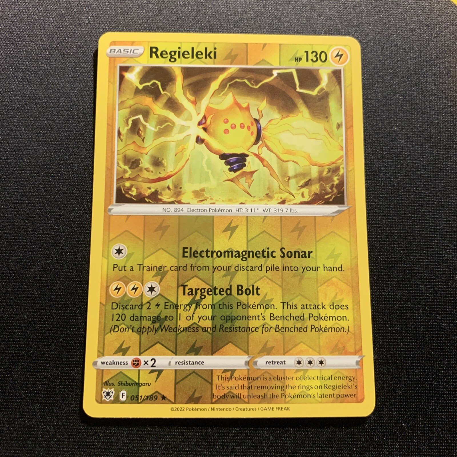 Regieleki 051/189 MINT Reverse Holo Rare Pokémon Card Astral Radiance (6) eBay