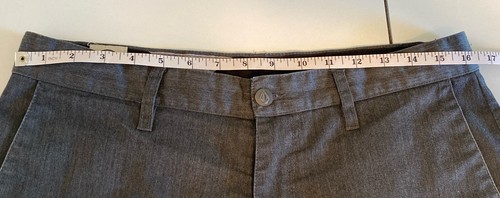 Volcom Men's Straight Shorts Size 32 (32x21) Business, Casual, Solid Gray - Picture 12 of 13
