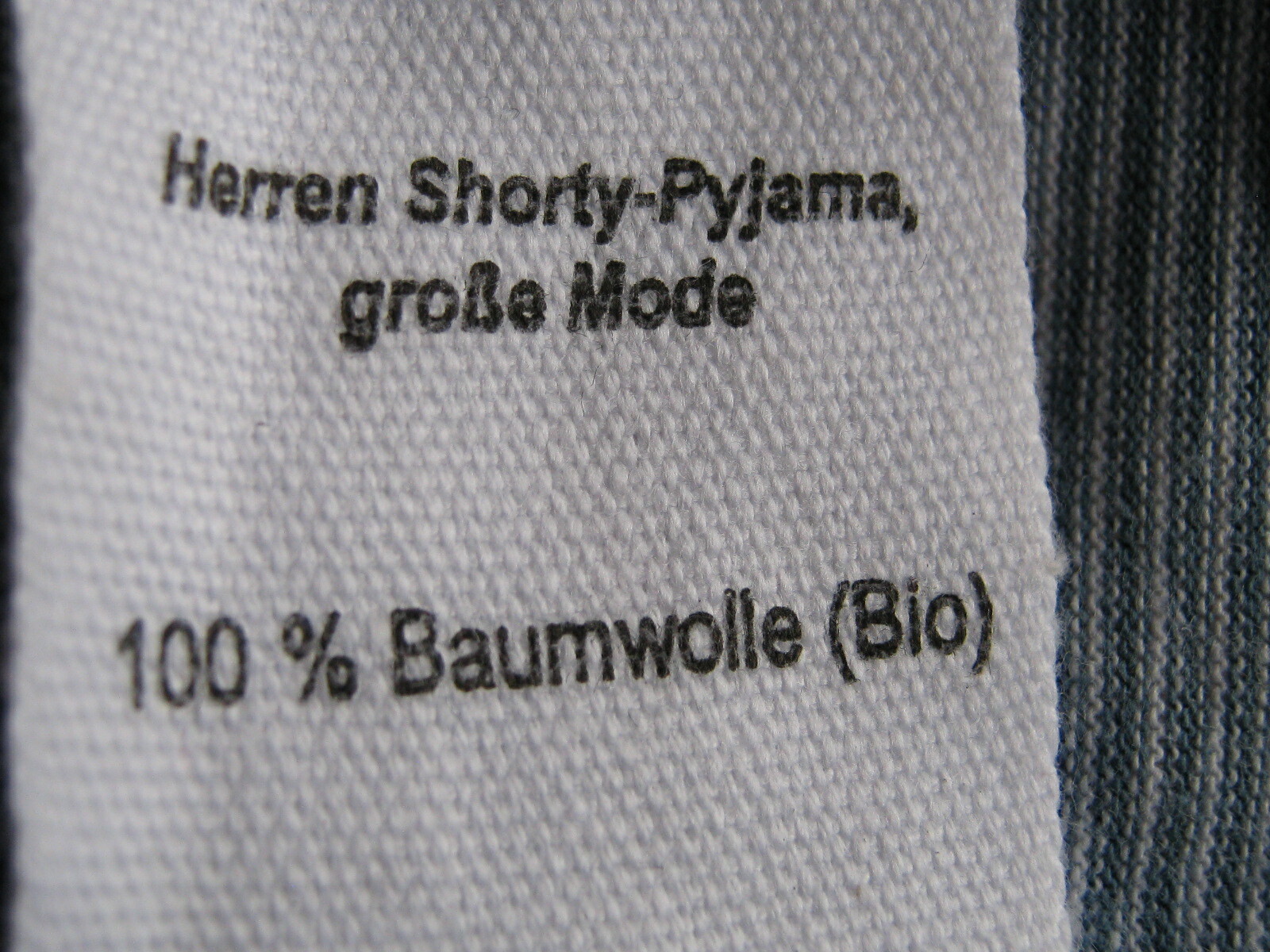 Enrico Mori 3XL Harren Shortly Pajama Top 100percent Baumwolle ( green / white ?? ) image 2