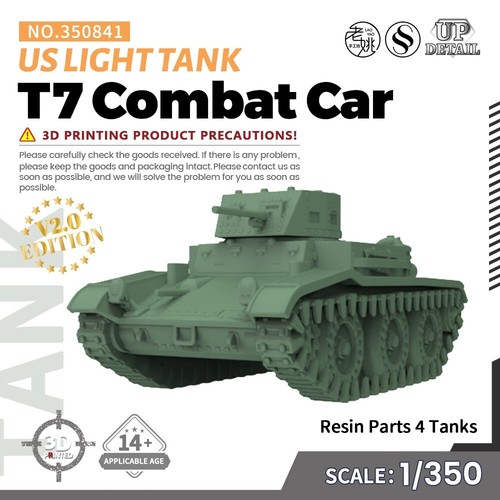 1/350 Military Model Kit US T7 Combat Car Light Tank