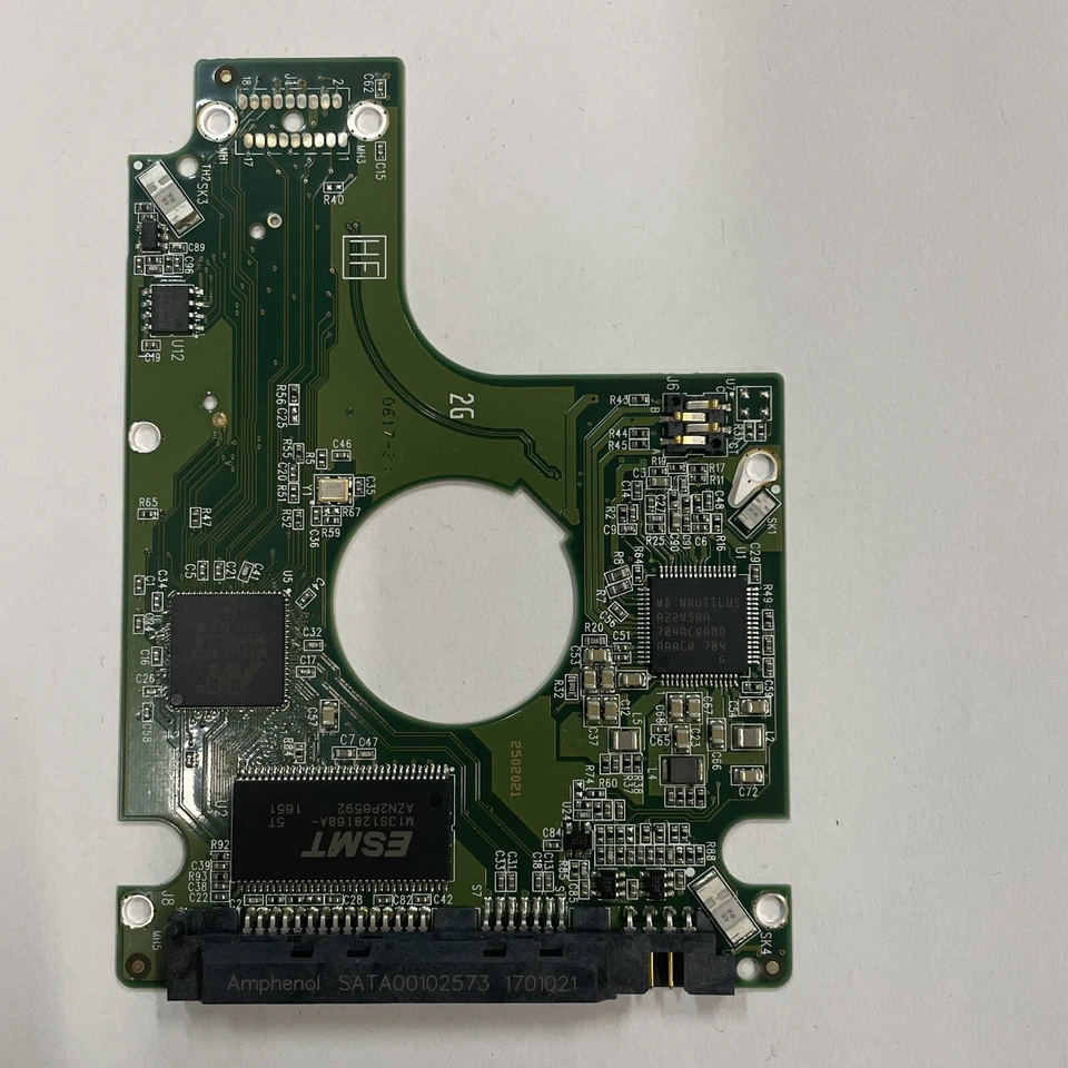 WD WD10JPVX-22JC3T0 2.5" SATA HDD PCB Board 2060-771960-000 REV A R/N 771933 - Image 4 of 4