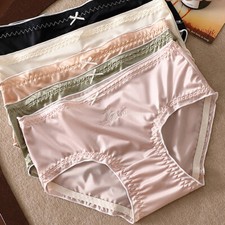 5 Pack Lot Sexy Womens Silky Satin Knickers Underwear Ladies Lingeries Briefs