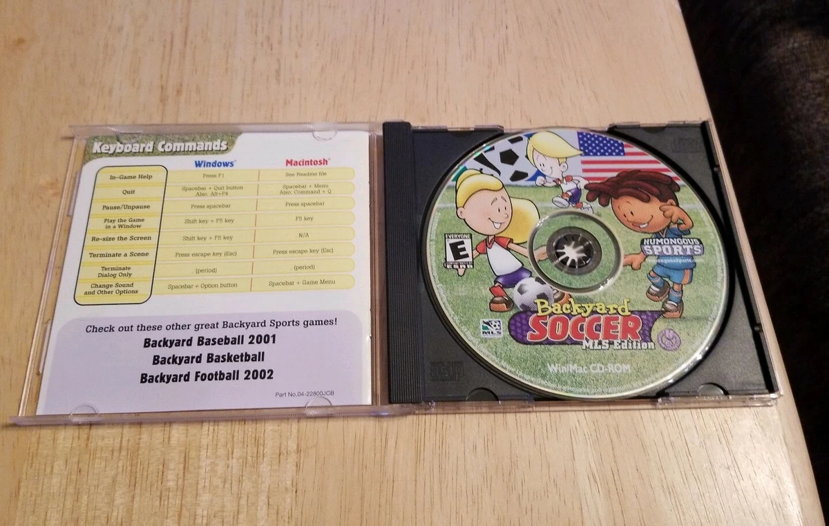 Vintage~Backyard Football & Soccer~CD-ROM~Humongous Games~PC Windows & Mac