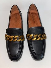 Vionic Mizelle Black Leather Loafers Shoes Women's Size 6.5