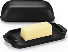 Unbreakable Butter Keeper Dish with Lid Countertop Storage