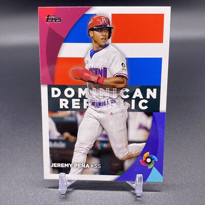 2023 TOPPS WORLD BASEBALL CLASSIC JEREMY PENA WBC-55 DOMINICAN
