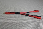 3dRCparts 4MM BANANA PARALLEL BATTERY CHARGE LEAD POWER SPLITTER ADAPTER PLUG