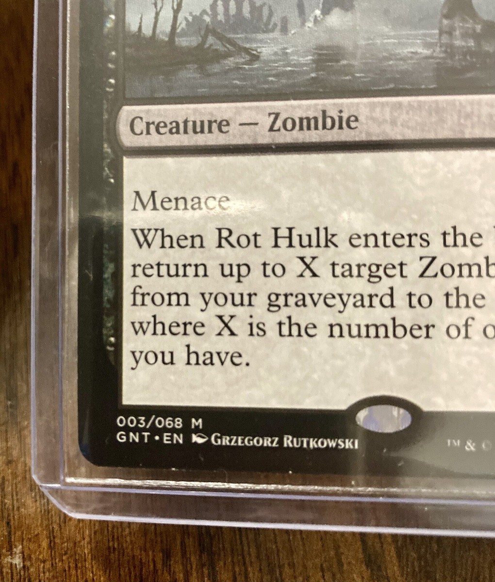 Mythic RARE Magic: The Gathering MTG Rot Hulk NM Game Night: 2018