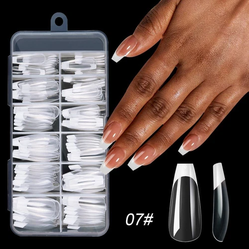 120Pcs/Box Art False Fake Nails Full Nail Tips Acrylic French Artificial Nails - Picture 17 of 26