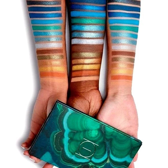 HIPDOT Cenote Pressed Eyeshadow Palette in Blues and Golds eBay