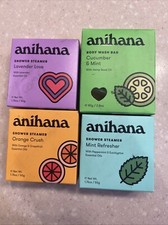 Anihana Body Wash Bar And Shower Steamers - Orange Crush Lavender Love Mint More