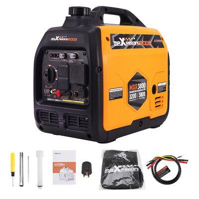 3800 Watt Portable Inverter Generator Gasoline powered Super Quiet for Travel