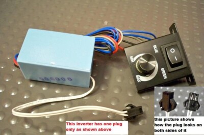 Fits Dodge Neon Dakota Durango Ram Glow Gauge Power Inverter 1 Plug Green Blue