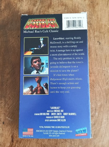 Laserblast (1978) as new quality VHS cassette. Not ex-rental. Roddy McDowall.  - Picture 3 of 4