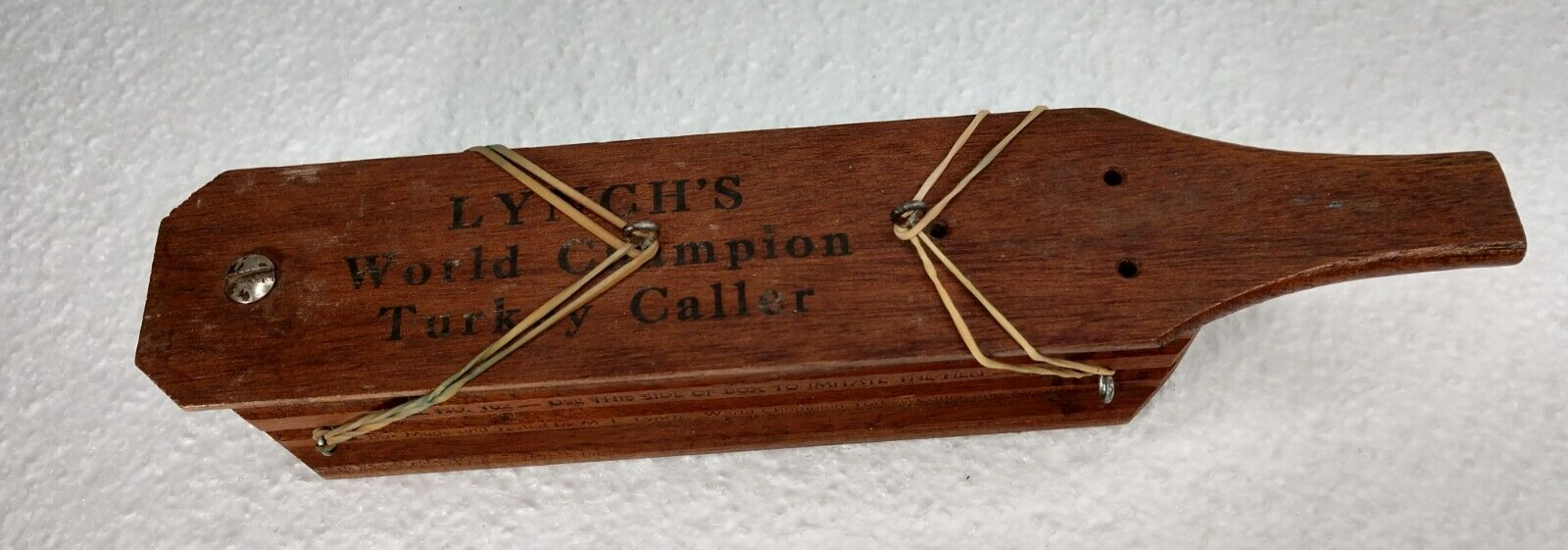 LYNCH WORLD CHAMPION TURKEY CALL, MODEL 102, 1958 BIRMINGHAM VINTAGE eBay