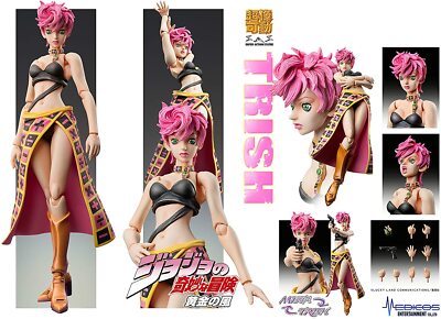 JoJo's Bizarre Adventure Super Action Statue Figure 5th part Trish