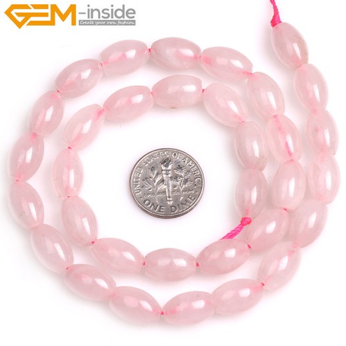 Natural Rose Quartz Square Crystal Gemstone Loose Beads For Jewelry Making 15" - Picture 5 of 26