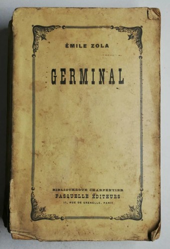 Rare Livre Ancien germinal Émile Zola Fasquelle éditeurs 1959 - 第 1/3 張圖片