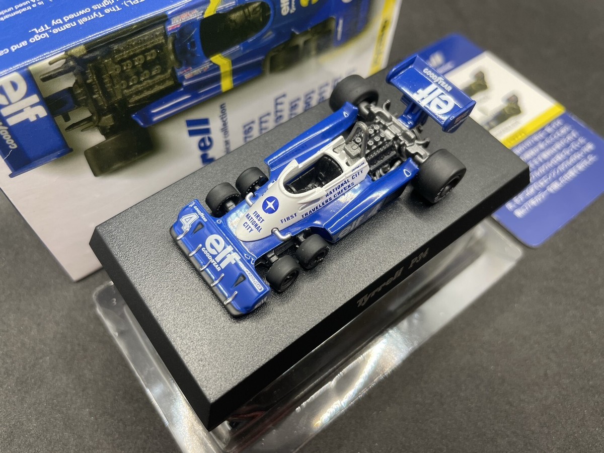 Kyosho 1/64 Tyrrell collection P34 1977 #4 P.Depailler Diecast