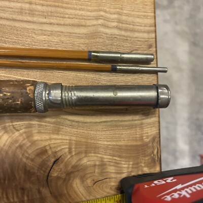 Vintage Montague Highland Fly-Fishing Bamboo Rod For Restore