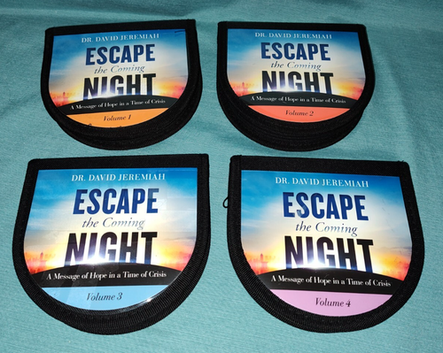 Dr. David Jeremiah Escape the Coming Night Volumes 1 2 3 4 on 43 Audio CDs