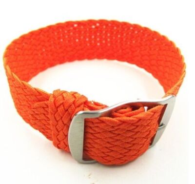 Correa de Reloj Perlón Naranja 18mm 20mm 22mm Genie Excelente