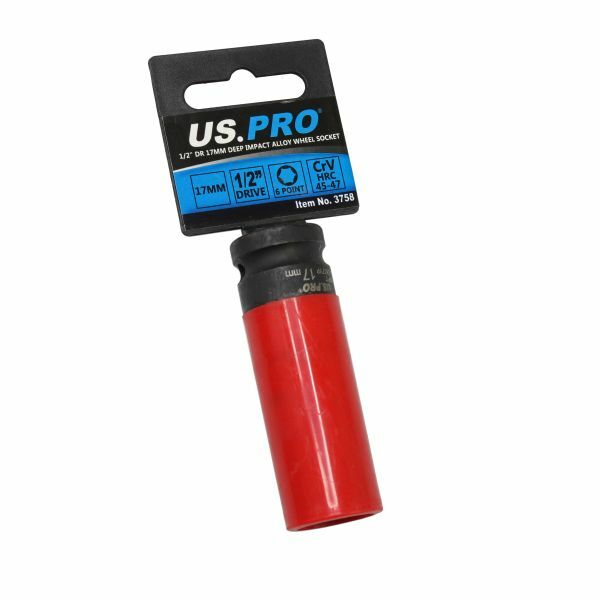 B&Q -  Tools Single 1/2" Dr 17mm Deep Impact Alloy Wheel Socket 3758 - Image 2