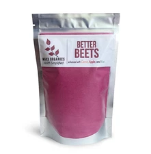 MAXX Organics BETTER BEETS POWDER Carrot Apple Kiwi 30 Day Compare to Organifi