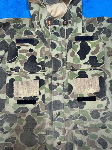 Vintage Cabelas Duck Camo Jacket, Parka Hunting Goretex USA Made Men’s Size S/M - Picture 5 of 17