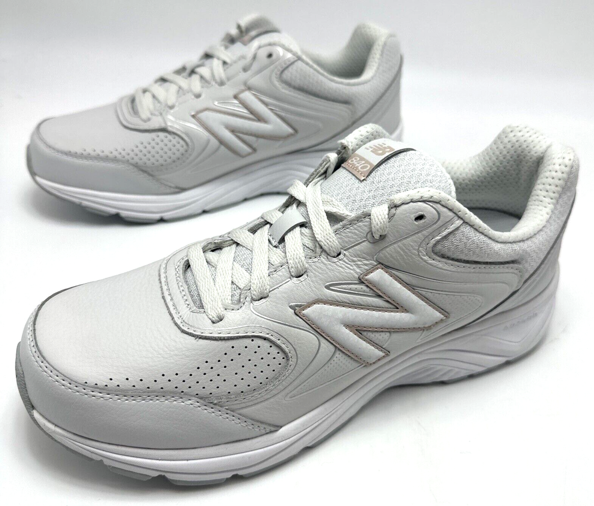 NEW BALANCE 840 GG2 ABZORB White Rose Gold Walking Shoes Womens