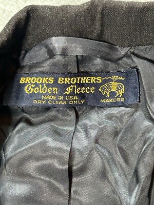 Brooks Brothers Blazer Mens 41 LG Golden Fleece Makers USA Suit