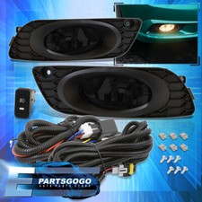 For 2012 Honda Civic 4dr Sedan Smoke Fog Lights Bumper Lamps Switchwiring Pair