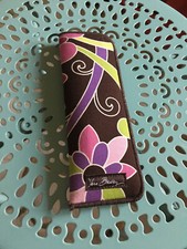 Vera Bradley Purple Punch soft eyeglass case