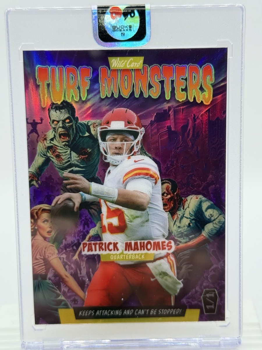 2024 Wild Card Haunted Hits Patrick Mahomes KC Chiefs Turf Monster