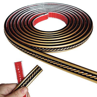 Peel and Stick Molding Trim Self Adhesive Flexible Wall Trim Crown ...